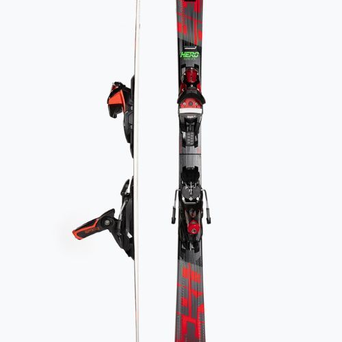 Kalnų slidės Rossignol Hero Elite ST TI K + apkaustai SPX14 black/red