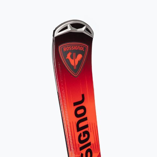 Kalnų slidės Rossignol Hero Elite ST TI K + apkaustai SPX14 black/red