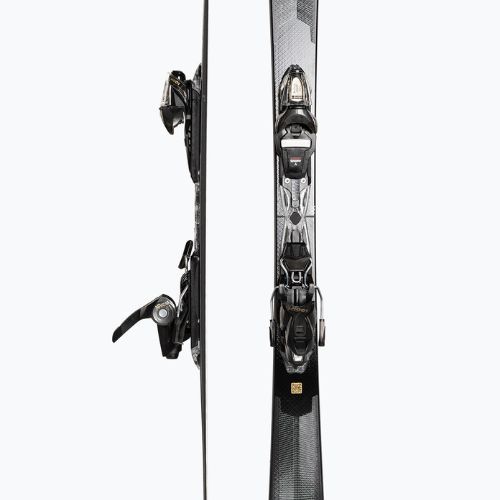 Moteriškos kalnė slidės Rossignol Nova 10 + apkaustai XP11 black/metallic green