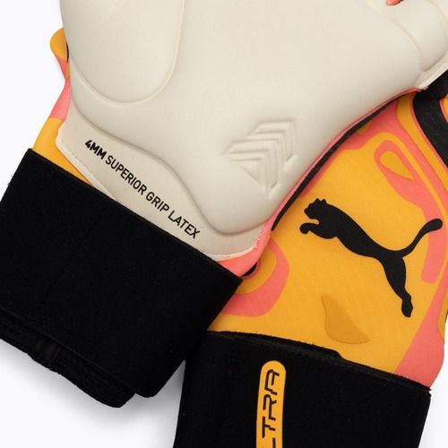 Vartininkų pirštinės PUMA Ultra Ultimate Hybrid sunset glow/sun stream/puma black