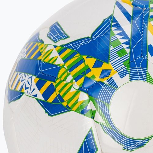 Futbolo kamuolys PUMA Orbita 6 FanwearCapsule MS puma white/pele yellow/puma green dydis 4