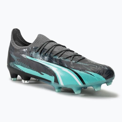 Futbolo batai PUMA Ultra Ultimate Rush FG/AG strong gray/puma white/elektro aqua