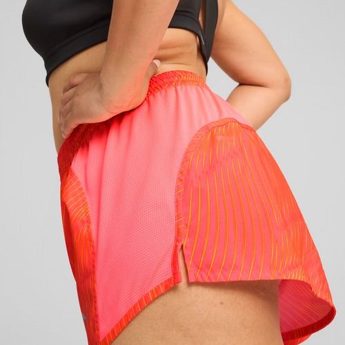 Moteriški bėgimo šortai PUMA Run Favorite AOP Velocity 3" sunset glow/ sun stream