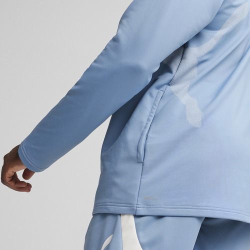 Vyriškas treniruočių džemperis PUMA Train All Day Big Cat Hoodie zen blue