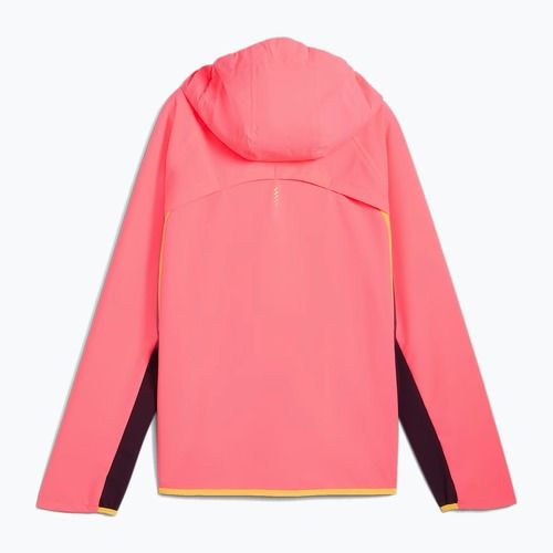 Moteriška bėgimo striukė PUMA Run Ultraweave Raincell sunset glow