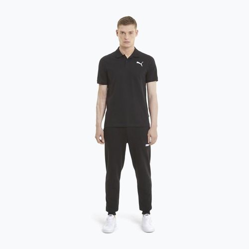 Vyriški polo marškinėliai PUMA Ess Pique Polo puma black/cat