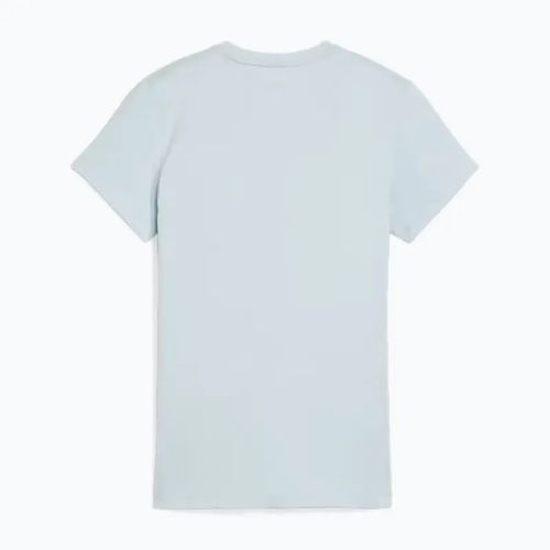 Moteriški marškinėliai PUMA ESS Logo Tee turquoise surf