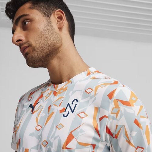Vyriški futbolo marškinėliai PUMA Neymar JR Creativity Jersey puma white/hot heat