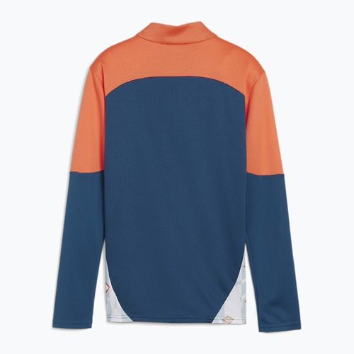 Vaikiškas futbolo džemperis PUMA Neymar JR Creativity 1/4 Zip Top ocean tropic/hot heat