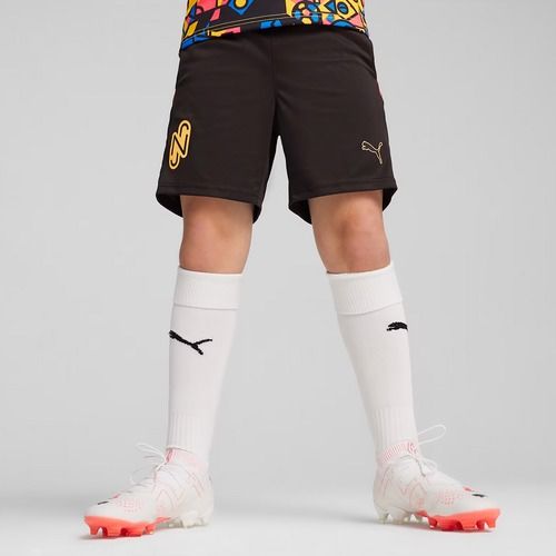 Vaikiški futbolo šortai PUMA Neymar Jr puma black/sunset glow