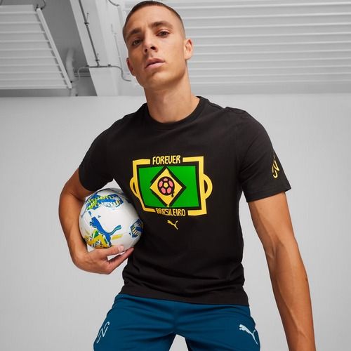 Vyriški futbolo marškinėliai PUMA Neymar Jr Tee puma black
