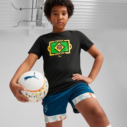Vaikiški futbolo marškinėliai PUMA Neymar Jr Tee puma black