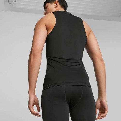 Vyriškas krepšinio tank topas PUMA Hoops Team Slvs Baselayer puma black