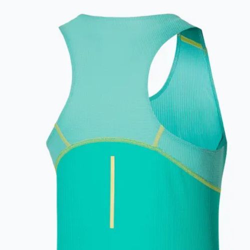 Moteriškas bėgimo tank topas Mizuno Aero Tank blue turquoise