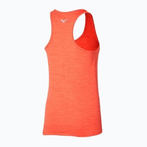 Moteriškas bėgimo tank topas Mizuno Impulse Core Tank nasturtium