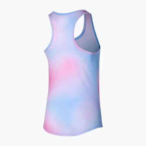 Moteriškas bėgimo tank topas Mizuno Impulse Core Graphic Tank halogen blue