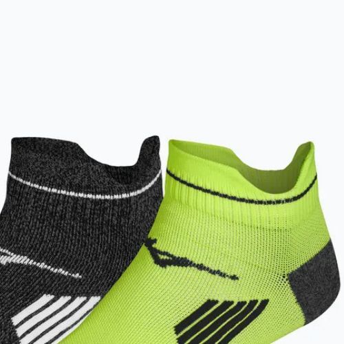 Kojinės Mizuno Active Training Mid 2 poros lime/black