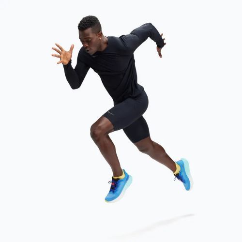Vyriški bėgimo marškinėliai ilgomis rankovėmis HOKA Airolite Run black