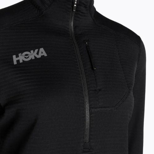Moteriškas bėgimo džemperis HOKA 1/2 Zip black