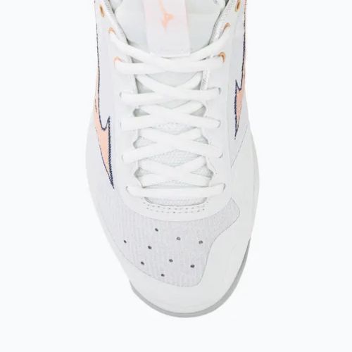 Moteriški tinklinio batai Mizuno Wave Luminous 2 white/navy peony/peach parfait