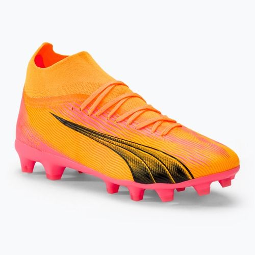 Vaikiški futbolo batai PUMA Ultra Pro FG/AG Jr sunset glow/puma black/sun stream