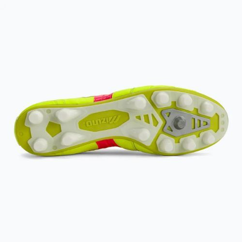 Vyriški futbolo batai Mizuno Morelia II Elite MD safety yellow/fiery coral 2/galaxy silver