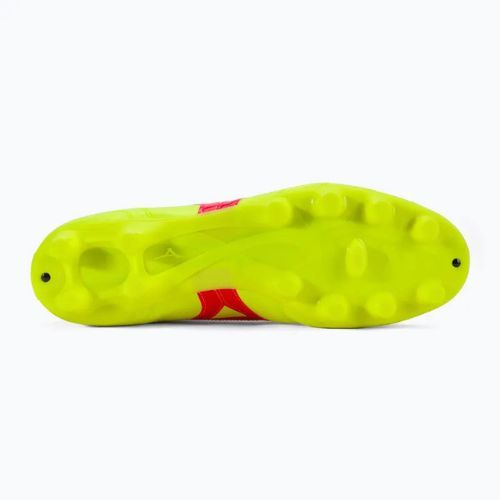 Vyriški futbolo batai Mizuno Morelia II Club MD safety yellow/fiery coral 2/galaxy silver