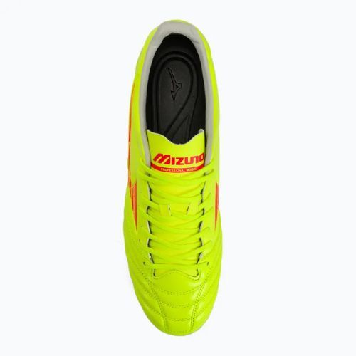 Vyriški futbolo batai Mizuno Morelia Neo IV Pro MD safety yellow/fiery coral 2/galaxy silver