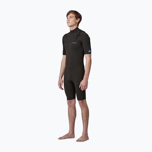 Vyriškas Patagonia Yulex Regulator Lite FZ Spring Suit Swim Foam Black