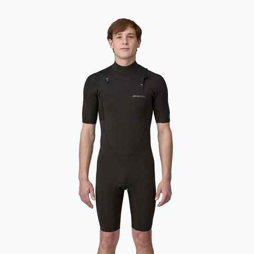 Vyriškas Patagonia Yulex Regulator Lite FZ Spring Suit Swim Foam Black