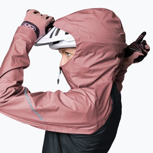 Moteriška dviračių striukė DYNAFIT Ride 3L mokarosa