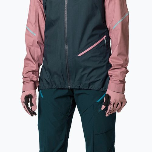 Moteriška dviračių striukė DYNAFIT Ride 3L mokarosa