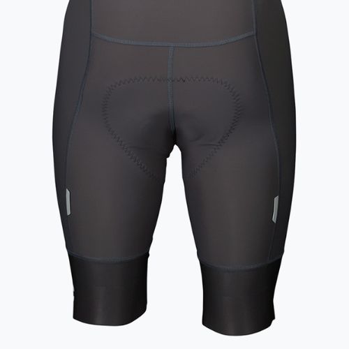 Vyriški dviračių šortai POC Essential Road VPDs Bib Shorts sylvanite grey / hydrogen white