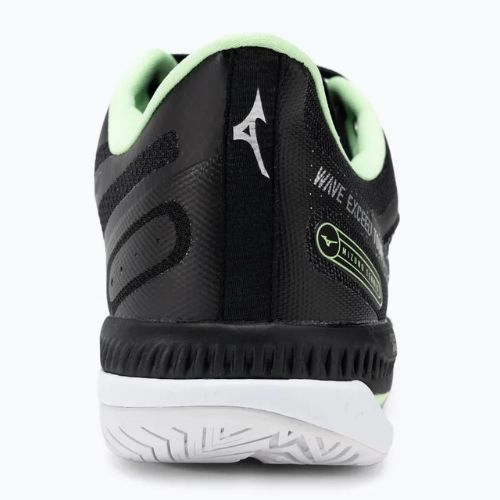 Vyriški teniso bateliai Mizuno Wave Exceed Tour 5 AC black/silver/techno green