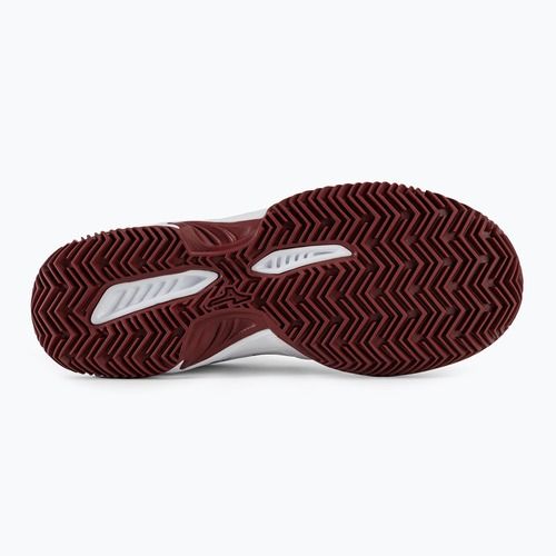 Moteriški teniso bateliai Mizuno Break Shot 4 CC white/cabernet/papyrus