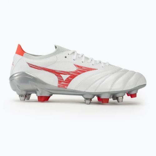 Vyriški futbolo batai Mizuno Morelia Neo IV Β Japan Mix white/radiant red/hot coral