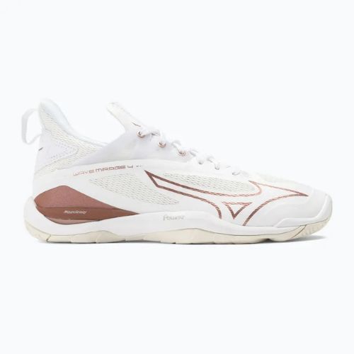 Moteriški rankinio bateliai Mizuno Wave Mirage 4 white/rose/snow white