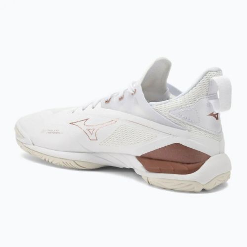 Moteriški rankinio bateliai Mizuno Wave Mirage 4 white/rose/snow white