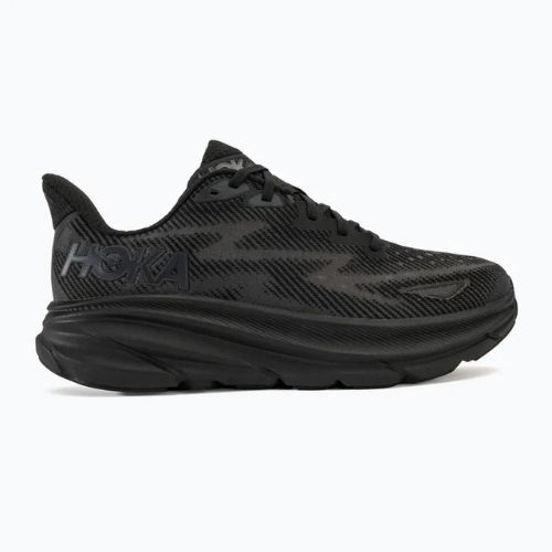 Vyriški bėgimo bateliai HOKA Clifton 9 black/black