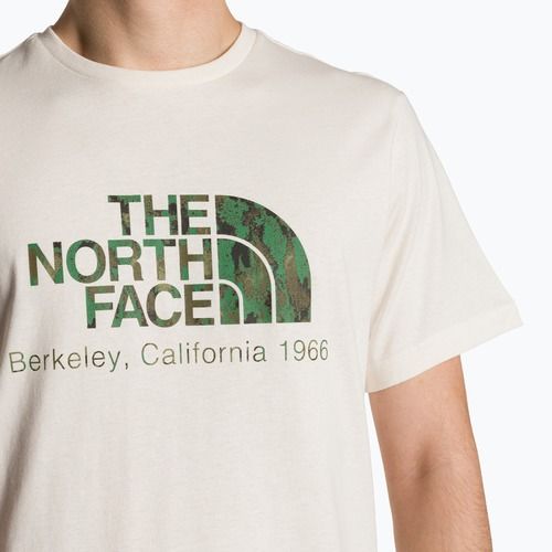 Vyriški marškinėliai The North Face Berkeley California white dune/optic emeral