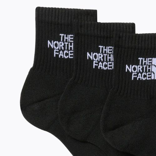Žygio kojinės The North Face Multi Sport Cush Quarter Sock 3 poros black