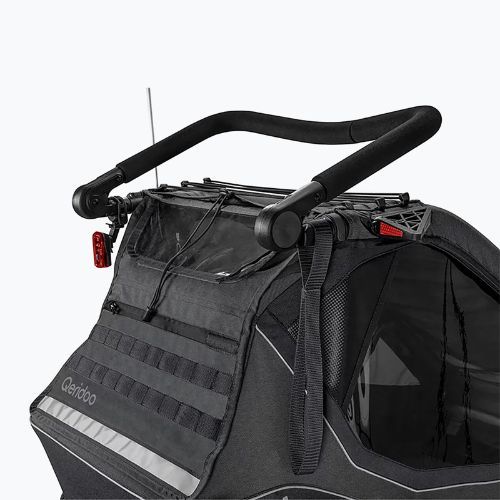 Dviračio priekaba Qeridoo Kidgoo 1 dark steel grey