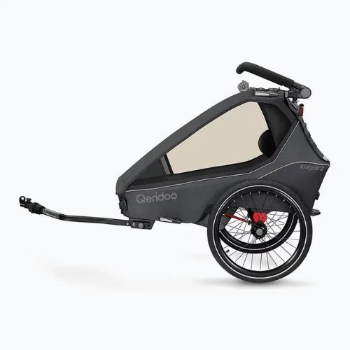 Dviračio priekaba Qeridoo Kidgoo 2 dark steel grey