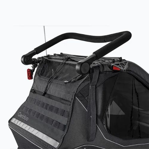 Dviračio priekaba Qeridoo Kidgoo 2 dark steel grey