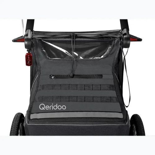Dviračio priekaba Qeridoo Kidgoo 2 dark steel grey