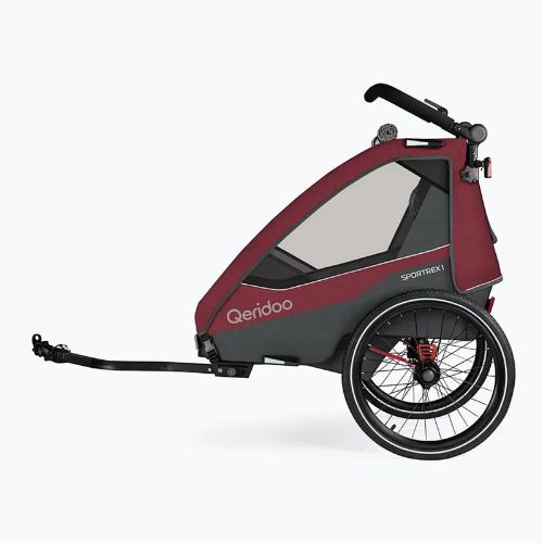 Dviračio priekaba Qeridoo Sportrex 1 cayenne red