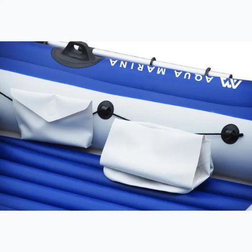 3-vietis pontonas su varikliu Aqua Marina Wildriver blue