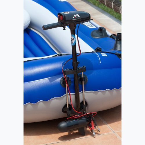 3-vietis pontonas su varikliu Aqua Marina Wildriver blue