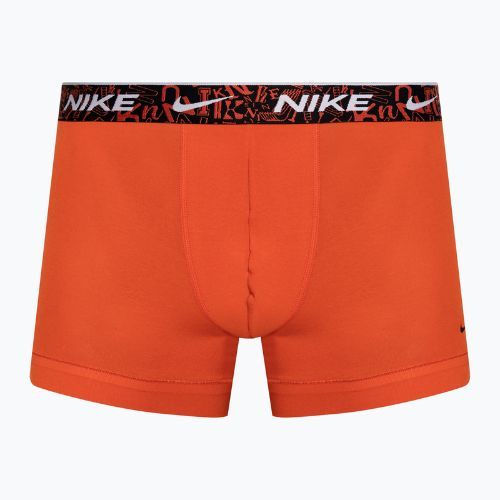 Vyriškos trumpikės Nike Everyday Cotton Stretch Trunk 3 poros red/aquarius blue/stadium green