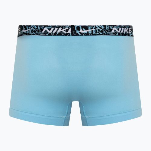 Vyriškos trumpikės Nike Everyday Cotton Stretch Trunk 3 poros red/aquarius blue/stadium green